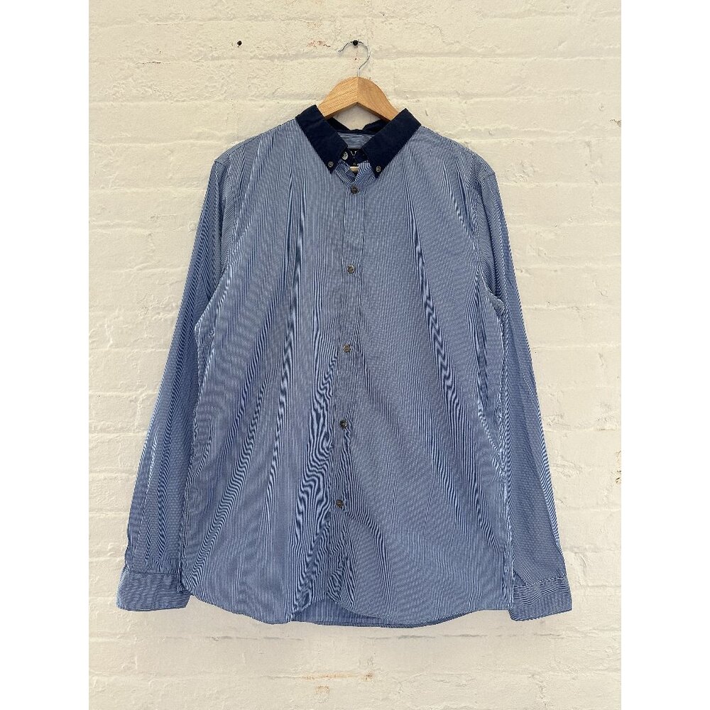 A.P.C. Striped Button Up Shirt